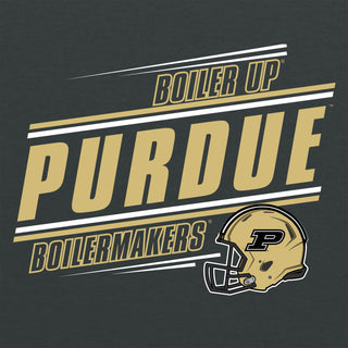Purdue Boilermakers Action Cheer T-Shirt - Dark Heather