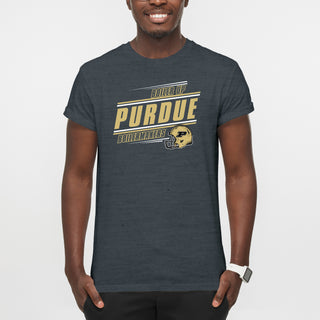 Purdue Boilermakers Action Cheer T-Shirt - Dark Heather