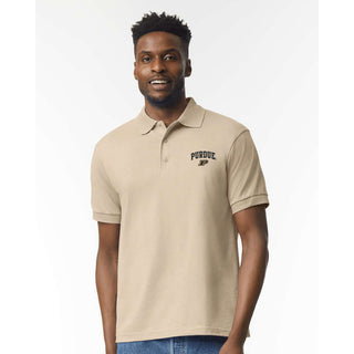 Purdue Arch Logo EMB Dryblend Jersey Polo