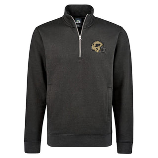 Purdue Boilermakers Football Helmet EMB JA BTB 1/4-Zip Sweatshirt