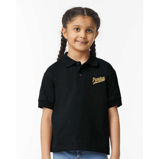 Purdue Script EMB Youth Dryblend Jersey Polo