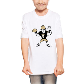 Purdue Pete Football Mascot Mark Youth T-Shirt - White
