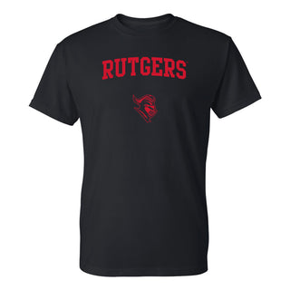 Rutgers University Scarlet Knights Arch Logo T-Shirt - Black