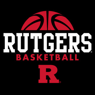 Rutgers University Scarlet Knights Basketball Hype T-Shirt - Black