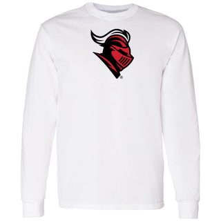 Rutgers University Scarlet Knights Primary Logo Long Sleeve T-Shirt - White