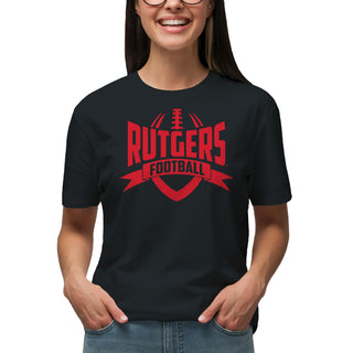 Rutgers Scarlet Knights Football Rush T-Shirt - Black