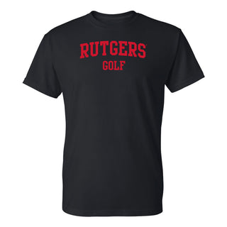 Rutgers Scarlet Knights Arch Logo Golf T-Shirt - Black
