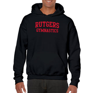 Rutgers Scarlet Knights Arch Logo Gymnastics Hoodie - Black