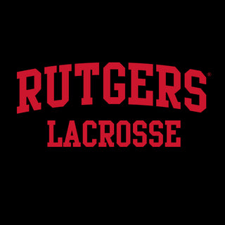 Rutgers Scarlet Knights Arch Logo Lacrosse T-Shirt - Black
