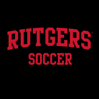 Rutgers Scarlet Knights Arch Logo Soccer Hoodie - Black