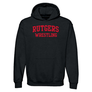 Rutgers Scarlet Knights Arch Logo Softball Hoodie - Black