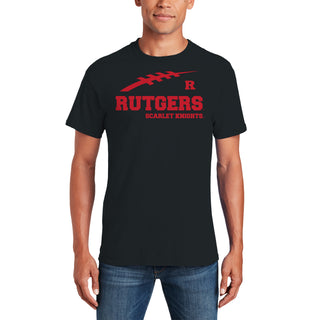 Rutgers Scarlet Knights Football Horizon T-Shirt - Black