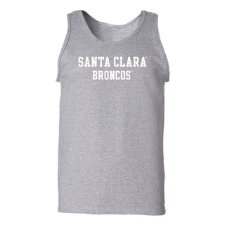 Santa Clara Broncos Basic Block Tank Top - Sport Grey