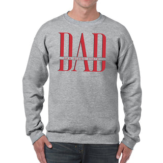 San Diego State Aztecs Classic Dad Crewneck Sweatshirt - Sport Grey