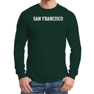 San Francisco Dons Basic Block Long Sleeve T-Shirt - Forest