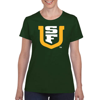 San Francisco Dons Primary Logo Womens T-Shirt - Forest