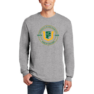 San Francisco Dons 1855 Shield Logo Long Sleeve - Sport Grey