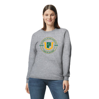 San Francisco Dons 1855 Shield Logo Long Sleeve - Sport Grey