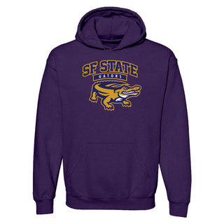 San Francisco State University Gators Arch Logo Hoodie - Purple