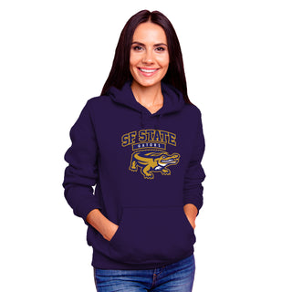 San Francisco State University Gators Arch Logo Hoodie - Purple