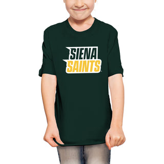 Siena University Basic Block Youth T-Shirt - Forest