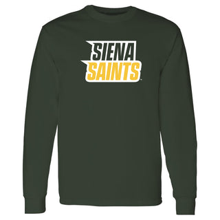 Siena University Basic Block Long Sleeve - Forest