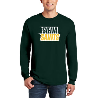 Siena University Basic Block Long Sleeve - Forest
