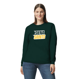 Siena University Basic Block Long Sleeve - Forest