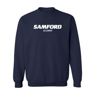 Samford Alumni Block Crewneck - Navy