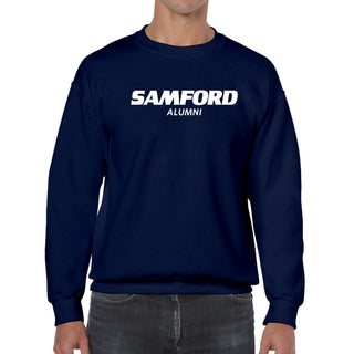 Samford Alumni Block Crewneck - Navy