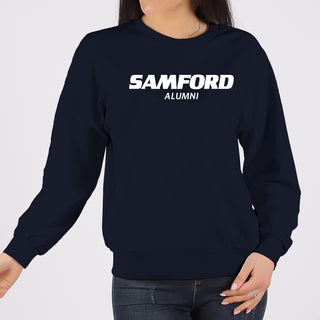 Samford Alumni Block Crewneck - Navy