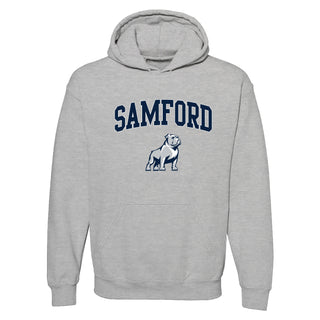 Samford Arch Logo Hoodie - Sport Grey