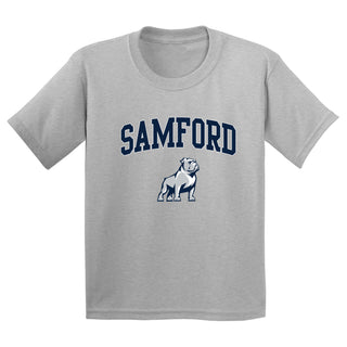 Samford Arch Logo Youth T-Shirt - Sport Grey