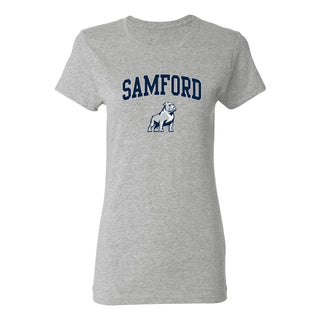 Samford Arch Logo Womens T-Shirt - Sport Grey