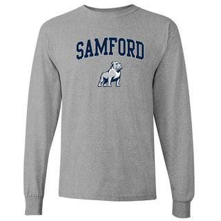 Samford Arch Logo Long Sleeve - Sport Grey