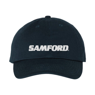 Samford Wordmark EMB Classic Dad Hat - Navy