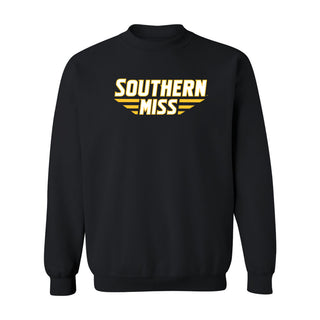 Southern Mississippi Basic Block Crewneck - Black