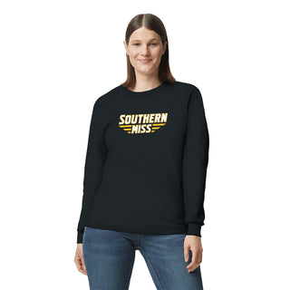 Southern Mississippi Basic Block Long Sleeve - Black