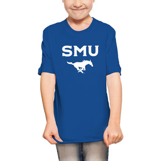 Southern Methodist University Mustangs Arch Logo Youth T-Shirt