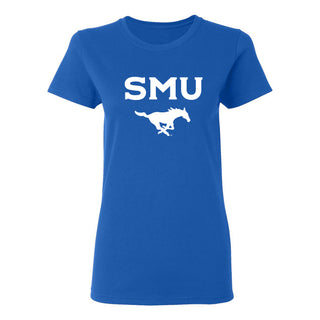 Southern Methodist University Mustangs Arch Logo Women's T-Shirt