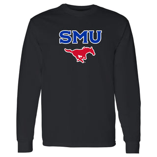 Southern Methodist University Mustangs Arch Logo Long Sleeve T-Shirt