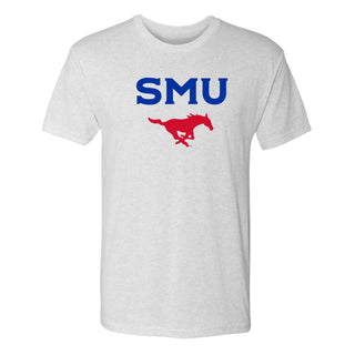 Southern Methodist University Mustangs Arch Logo NLA Triblend T-Shirt