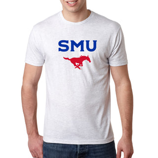 Southern Methodist University Mustangs Arch Logo NLA Triblend T-Shirt