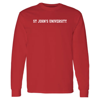 St John's University Red Storm Basic Block Long Sleeve T-Shirt - Red
