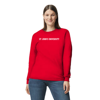 St John's University Red Storm Basic Block Long Sleeve T-Shirt - Red