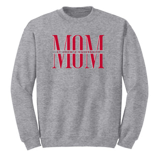 St John's Red Storm Classic Mom Crewneck - Sport Grey