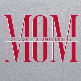 St John's Red Storm Classic Mom Crewneck - Sport Grey