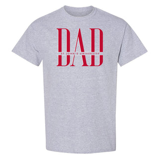 St John's Red Storm Classic Dad T-Shirt - Sport Grey