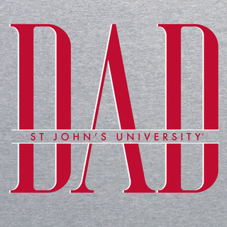 St John's Red Storm Classic Dad T-Shirt - Sport Grey