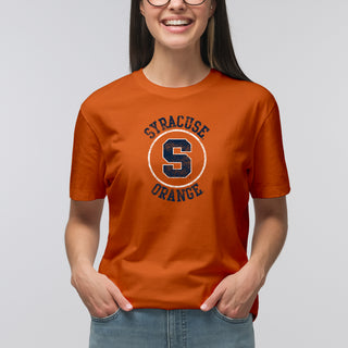 Syracuse Oranges Distressed Circle Logo T-Shirt - Orange